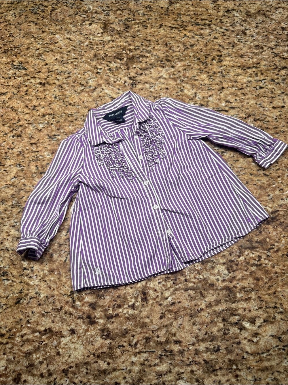 Bundle of Baby Girls Long Sleeves 12 months Ralph Lauren Carter’s Cloud Island - Picture 3 of 10